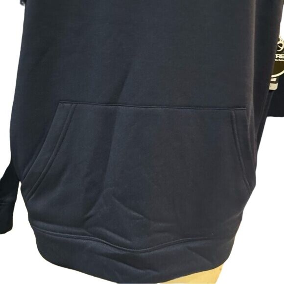 Realtree Auburn men’s Performance Hoodie Navy Camouflage Large New - Picture 6 of 9